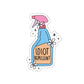 Funny Idiot Repellent Die-Cut Stickers, Quirky Laptop Decals, Gifts for Friends, Humorous Home Decor, Fun Office Supplies