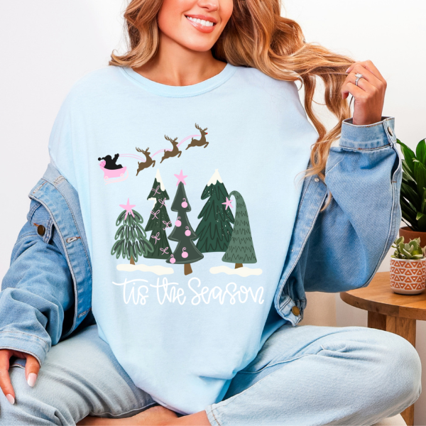 Tis the Season Reindeer tee