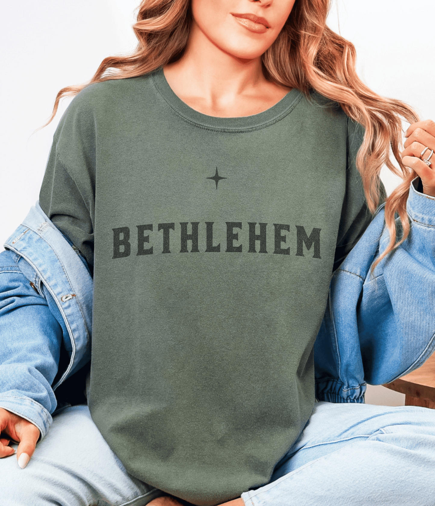 Bethlehem -Unisex Garment-Dyed T-shirt