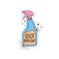 Funny Idiot Repellent Die-Cut Stickers, Quirky Laptop Decals, Gifts for Friends, Humorous Home Decor, Fun Office Supplies