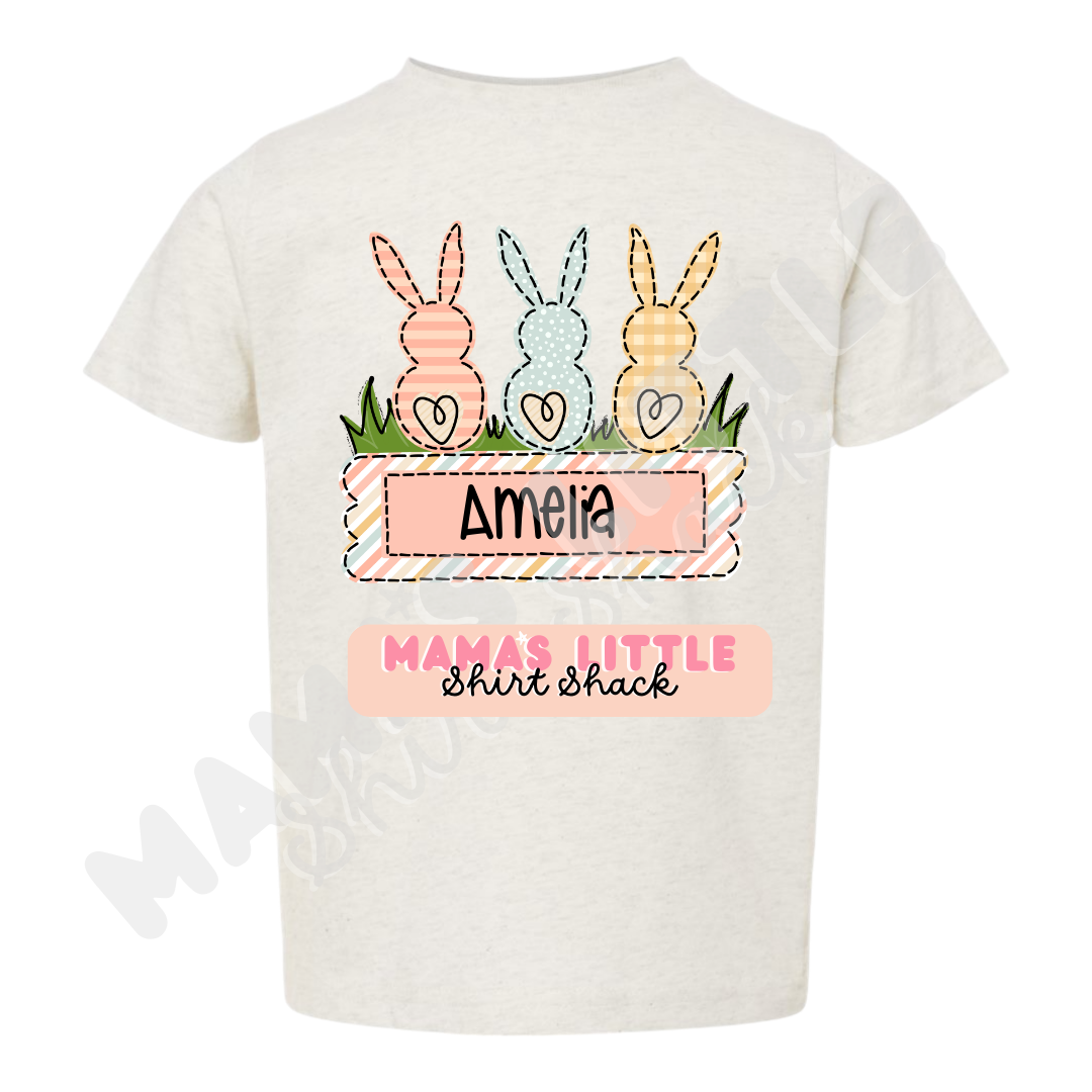 Personalized Easter Bunny T-Shirt – Custom Name Design