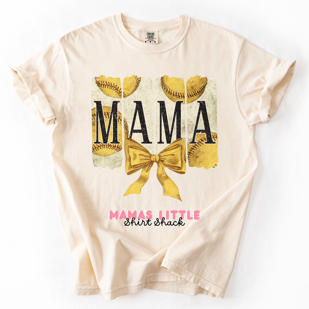 MAMA Softball" Graphic T-Shirt