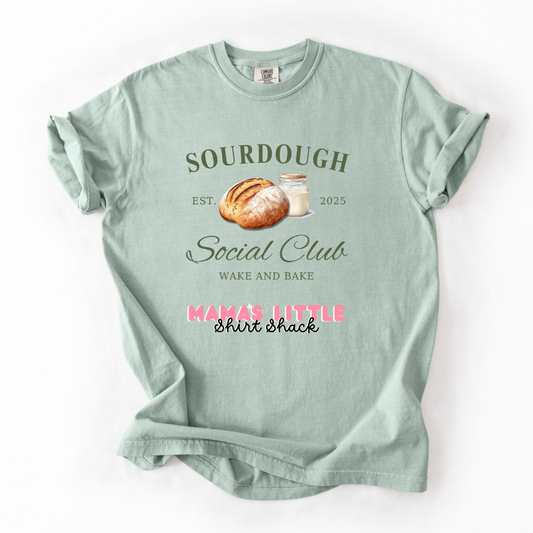 Sourdough Social Club Comfort Colors Tee – For the Bread Lovers! 🍞✨